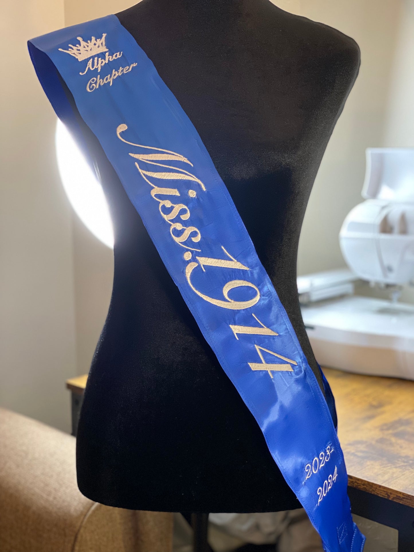 Custom Pageant Sash
