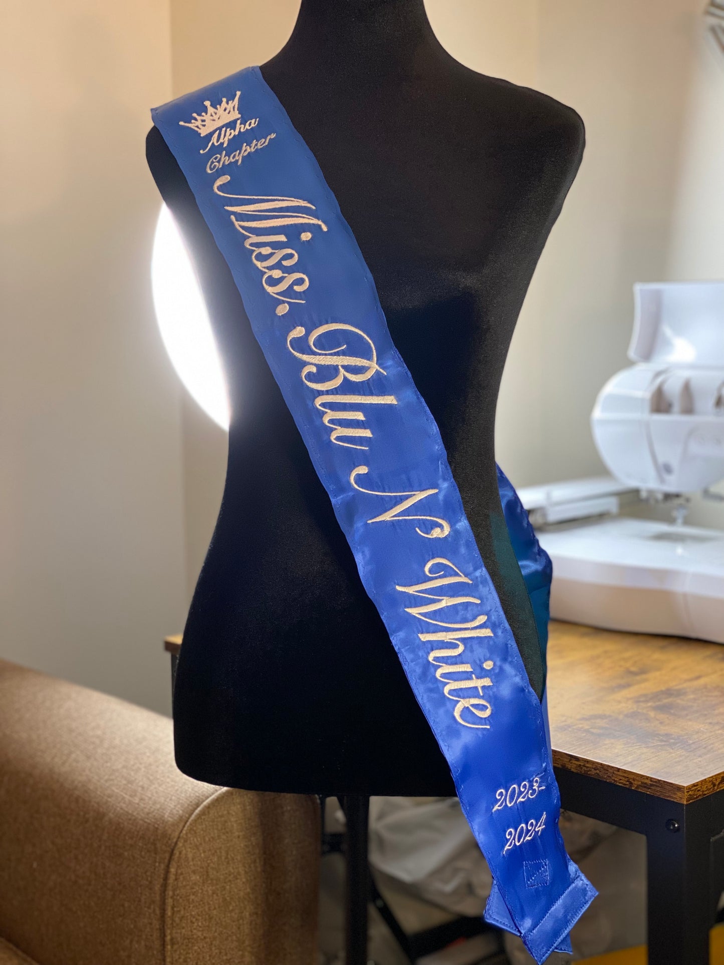 Custom Pageant Sash