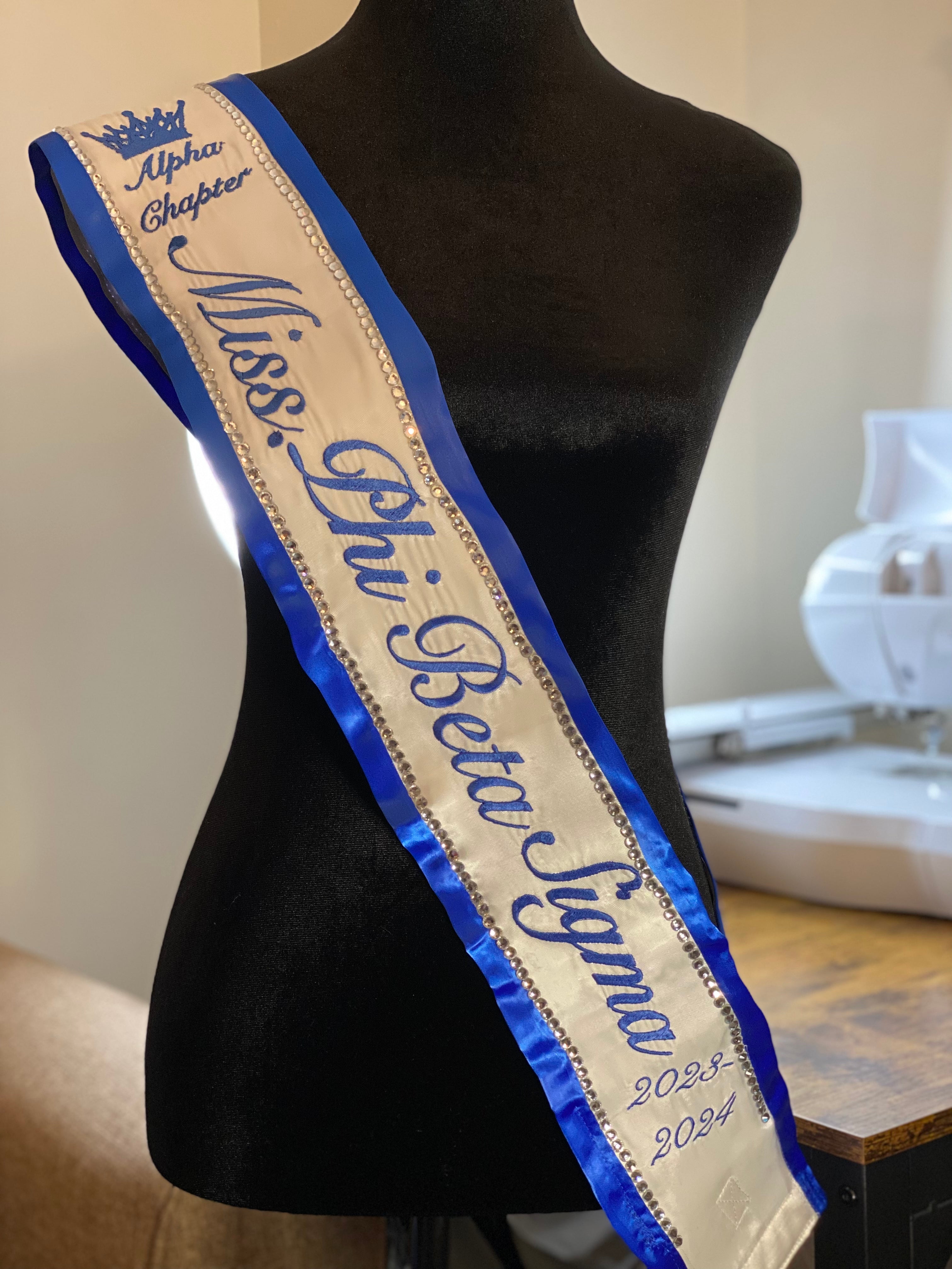 Pageant Sash Template Blank Sash Template For Event 3d Render